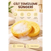 2 Li Cilt Temizleme Süngeri Seti