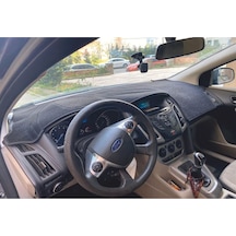 2011-2015 Modellerine Uygun Ford Focus 3 Torpido Koruma Halısı Siyah Kenar Renk Siyah