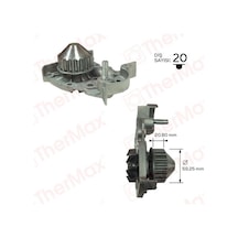 THERMAX T01.174 THERMAX DEVİRDAİM SU POMPASI R19 CLIO EXPRESS 1.4