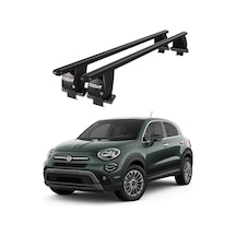 Royal Fiat 500x 2015 Ve Sonrası Uyumlu Siyah Ara Atkı Port Bagaj Tavan Barı