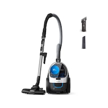 Philips Powerpro Kompakt Elektrikli Süpürge - Hafif, Torbasız, 900 W Emiş Gücü, Sert Zeminler Ve Halılar İçin Triactive Başlık, Alerji H13 Hepa Filtre, Powercyclone 5 Teknolojisi Fc9332/09