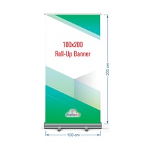 Snapper Roll Up Banner 100 x 200 CM Baskısız