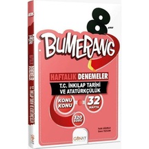 8 Sınıf Lgs Bumerang 32 Haftalık Inkılap Tarihi Deneme Günay Yay
