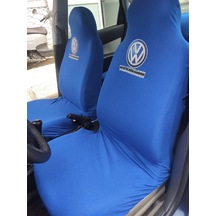 Volkswagen Mavi Oto Atlet Servis Kılıfı 4 Parça Ser-0027