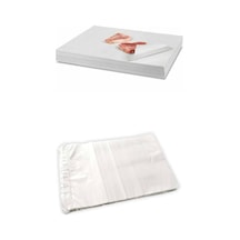 Plast Kağıt Şarküteri Kasap Poşeti Şeffaf Tabaka 35×50CM 50 Adet