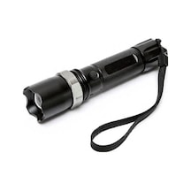 Km-110 Profesyonel Şarjlı El Feneri Ledli+flashlight+zoom Özellikli Atlı 6 Parça Full Set Çok Renkli