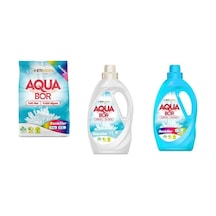 Aquabor Doğal Mineralli 4 Kg Renkliler + Sıvı Beyaz + Sıvı Renkliler 3 Lü Set