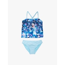 Koton Bikini Takımı Elsa Baskılı Lisanslı 2'li Açık İndigo 0ykg86301bm Açık İndigo