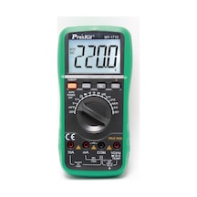Ten,proskit Mt-1710 True Rms Dijital Multimetre, 3-3/4 Gerçek Rms Otomatik Aralık Multimetresi