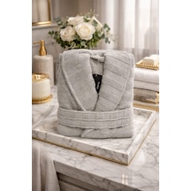 Özdilek Opulent Touch Bornoz Gri L Beden