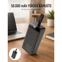 Mey İthalat Hızlı Taşınabilir 50.000 Mah Powerbank Led Ekran Android Ve İos Uyumlu Yeni Nesil