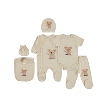 Civil Baby Bebek 6'lı Zıbın Takımı 0-1 Ay Sütlü Kahve 04111161523s1-1 Sütlü Kahverengi