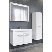 Mauna 80 Cm Banyo Dolabı-Beyaz (Boy Dolap Hariç )