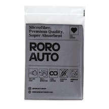 Roro Auto Olimpos Mikrofiber Oto Cam Bezi 50x70 Gri