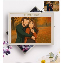 Bk Gift Kişiye Özel Ghibli Tarzı Çizim 1000 Parça Profesyonel Puzzle-1, 1000 Puzzle, Arkadaşa Hediye, Sevgiliye Hediye Kobitmeyencom33997 Bk Gift