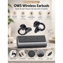 Ows Açık Kulak Bluetooth 6.0 Kablosuz Kulaklık Ipx4 Su Geçirmez Airbuds Hd Görüşme