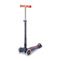 Maxi Micro Scooter Deluxe Foldable Led Navy
