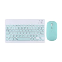 Newface - 937 - Kyb71 Kablosuz Klavye Mouse Set - - Spt-gld - Açık Yeşil Diğer