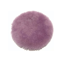 Mg Polisaj Lila Cırtlı Yün Pasta Keçesi 160 Mm Kırmızı Tabanlı