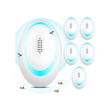 Springsun "6'lı Ultrasonik Sinek Kovucu - Çift Frekanslı, Çocuklar Ve Evcil Hayvanlar İçin Güvenli, 1000ft² Etkili"