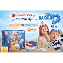 Bil Bakalım Türkçe İngilizce Aile Çocuk Eğlenceli Kutu Oyunu Who