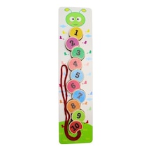 Panda Montessori Tırtıl İpe Geçirme