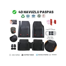 Renault Symbol 2013 Uyumlu 4 Cm Derin Havuzlu 5 Parça Set 3d Paspas Takımı Siyah