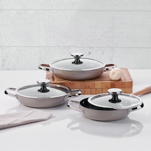 Korkmaz A1356 Zeta 6 Parça Omlet Set Bej