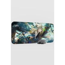Kirara Genshin Impact Anime Oyuncu V1 - 70x30 Xl Gaming Mouse Pad Fare Altlığı