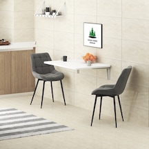 90cmX60cm MDF OVAL KÖŞELİ KATLANIR DUVARA MONTELİ MUTFAK MASASI 90cmX60cm MDF OVAL KÖŞELİ KATLANIR DUVARA MONTELİ MUTFAK MASASI