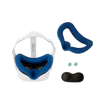 Oculus Quest 2 Vr İçin Çizilmez Toz Geçirmez Koruyucu Kılıf Lens Kapağı Cap Sleeve - Lacivert