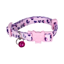 Swissplus Urban Paws Pink Leo Recycled Kedi Tasması - 10 Mm
