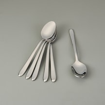 Nehirr Sultan Sade 6'lı Çay Kaşığı - Gri - 11,5 Cm Çok Renkli