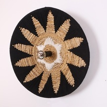 Maya 77x15 Cm Çap- Doğal Abaka Duvar Apliği Mix