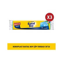Battal Boy Çöp Torbası 10'lu X 3 Adet