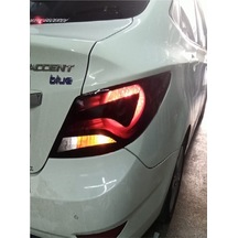Accent Blue İçin Özel Yeni Uyumlu Led Görünümlü Stop Farıkaplama