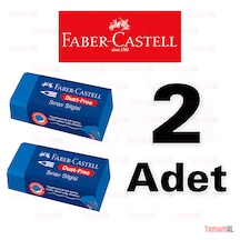 Faber Castell Sınav Silgisi Mavi 2 Adet 9556089005258