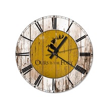 Baratheon Game Of Thrones Akarlı Duvar Saati (407732570) Çok Renkli