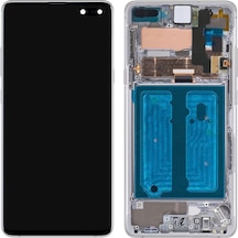Samsung Galaxy S10 5g Sm-g977 Lcd Ekran Dokunmatik Çıtalı Silver