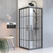İmaj Banyo Myra Kare Duşakabin Siyah