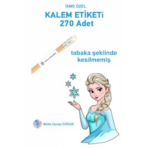 Öğrenci Etiketi Isimli Elsa Okul Kalem Etiketi Kalem Sticker 4 1