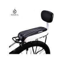 Valkyrie Çocuk Ve Yetişkin İçin Bisiklet Arka Koltuğu, Sele Sırtlıklı Yumuşak Minder Bagaj Koltuğu Beyaz