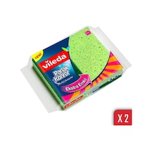 Vileda Parlak Konfor Düz Bulaşık Süngeri 2 x 2'li