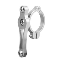 Gümüş Ayarlanabilir Bisiklet Şişe Kafesi Adaptörü Alüminyum Alaşımlı Bisiklet Su Şişesi Kafesi Tutucu Montaj Adaptörü Gümüş