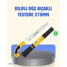 Mey İthalat Kılıflı Budama Bahçe Testeresi 270 Mm Düz Bıçaklı