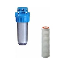 Atlas 3/4" 10 İnch Tekli Filtre Kabı Ve Yıkanabilir Filtre Atlas