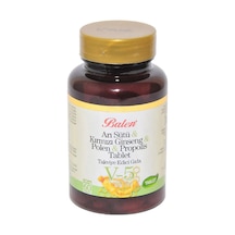 Balen V5 Arı Sütü Kırmızı Ginseng Polen Propolis Tableti 1000 MG