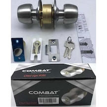 Topuzlu Kapı Kilidi Kollu Otel Tipi Gri-saten Oda Kilit