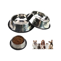 Karamelpet Pati Desenli Çelik Mama Ve Su Kabı 6 Oz 200 Ml 15 Cm
