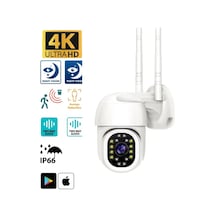 Miaxtreme Dış Ve Iç Mekan 360 Gece Görüş Sensörlü Harekete Duyarlı 1080p 4k Ip Güvenlik Kamerası